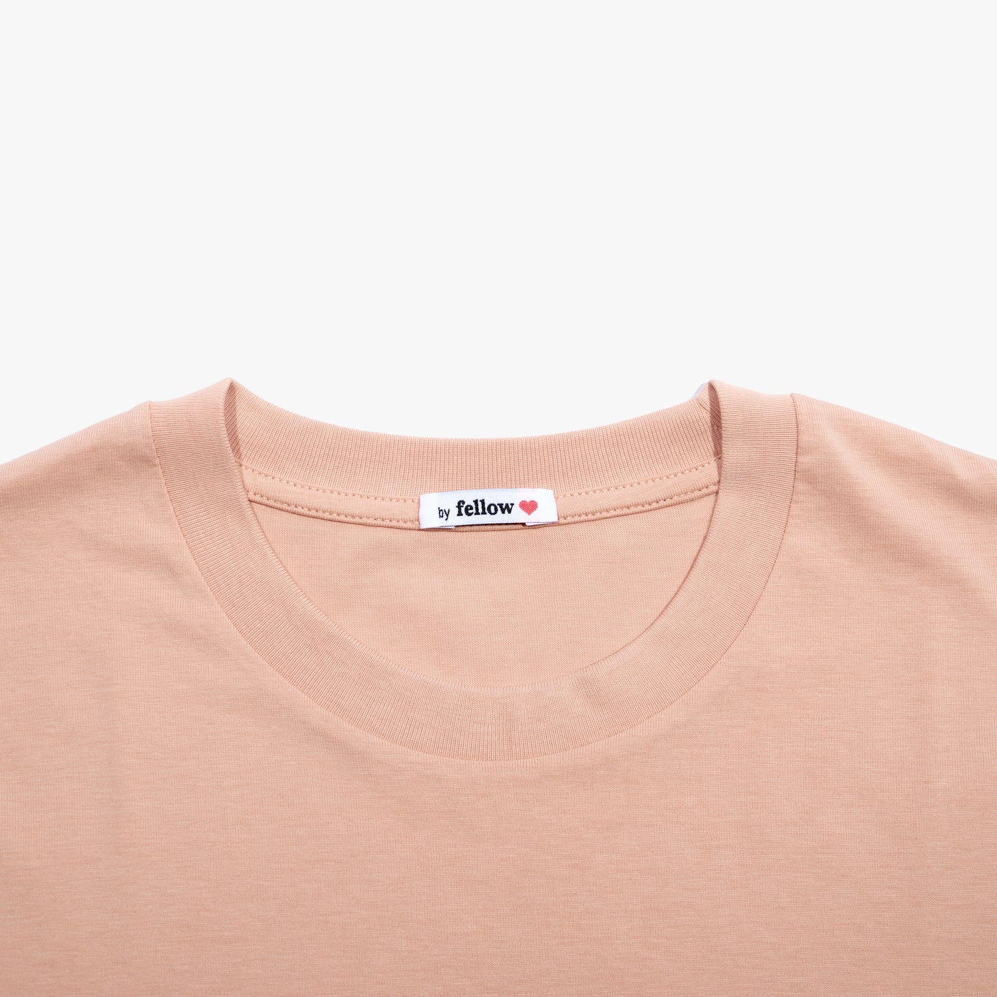 T-Shirt, Good blings happen in peach