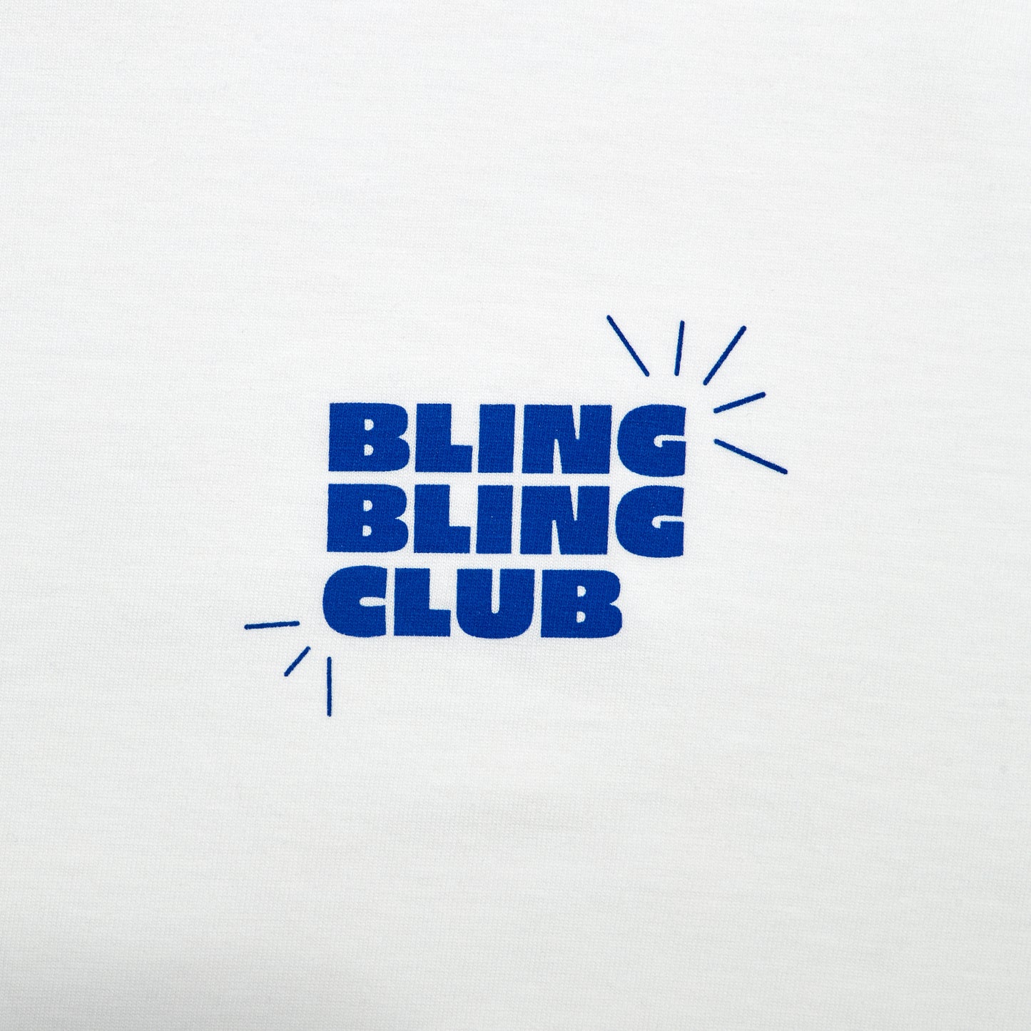 T-Shirt, Bling Bling Club in white