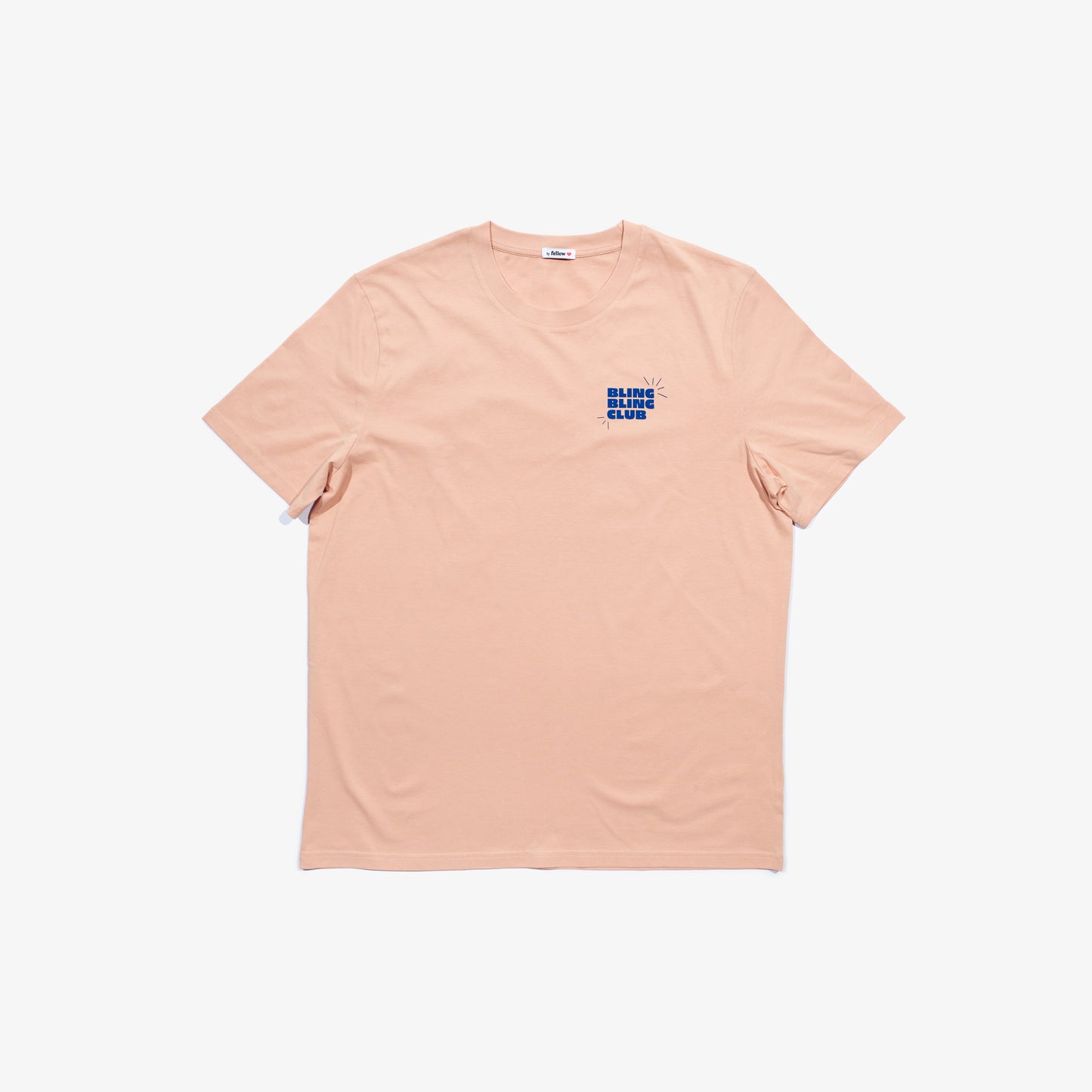 T-Shirt, Bling Bling Club in peach