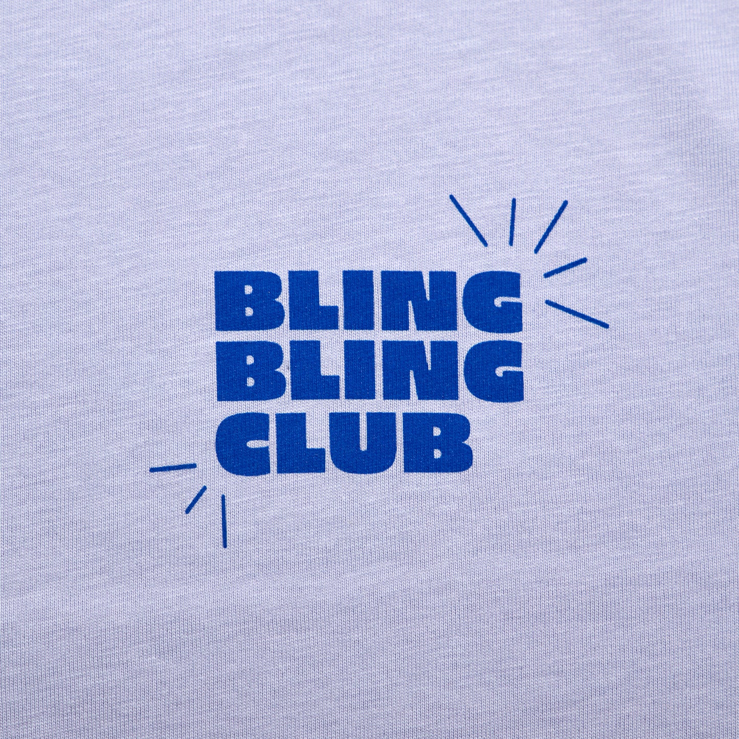 T-Shirt, Bling Bling Club in purple