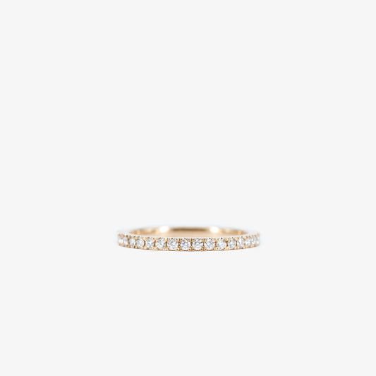 Diamond Band in Rosegold